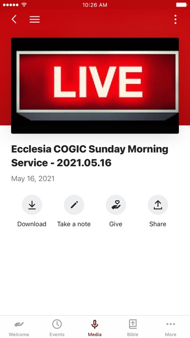 How to cancel & delete Ecclesia COGIC from iphone & ipad 3