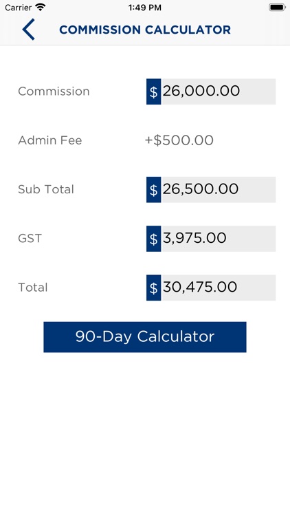 Bayleys Commission Calculator