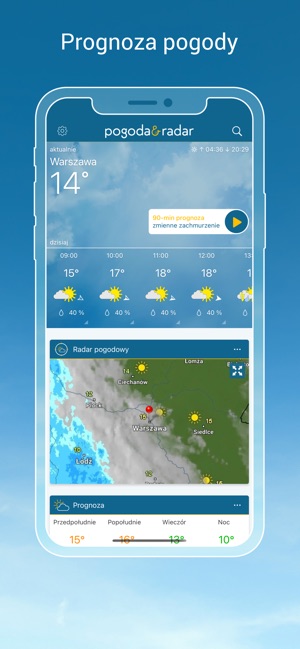 Aplikacja Pogoda Radar Burze W App Store