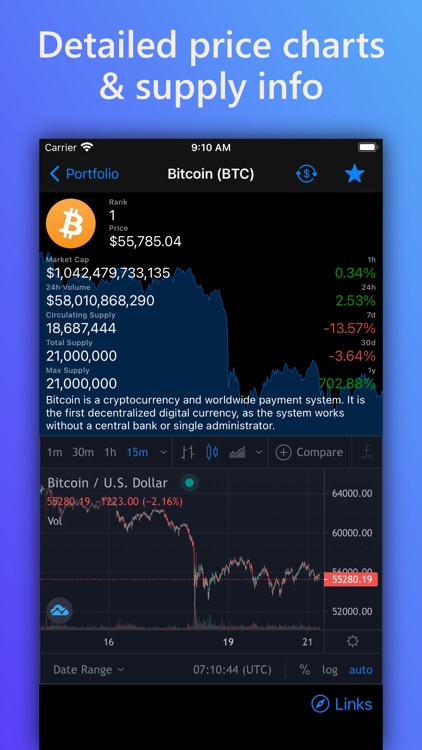 Coini: Crypto portfolio screenshot-3