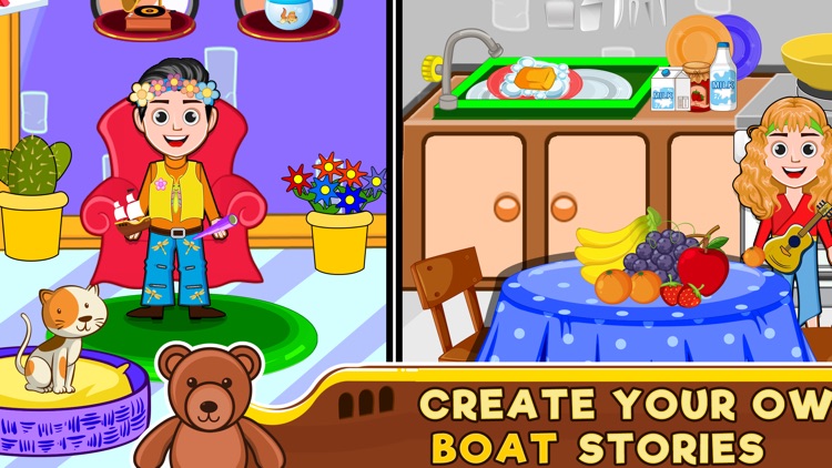 Pretend Island Boat Adventure screenshot-3