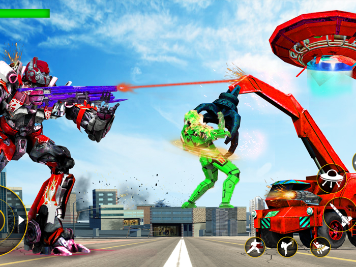 Büyük Ekskavatör Robot