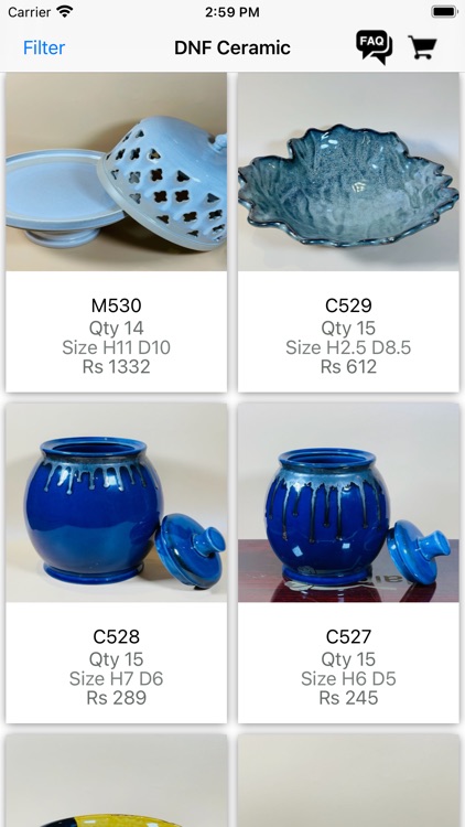 DNF Ceramics Crockery E-Store