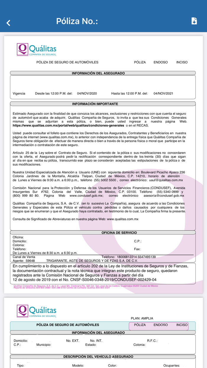 Mejor Seguro de Auto - Móvil