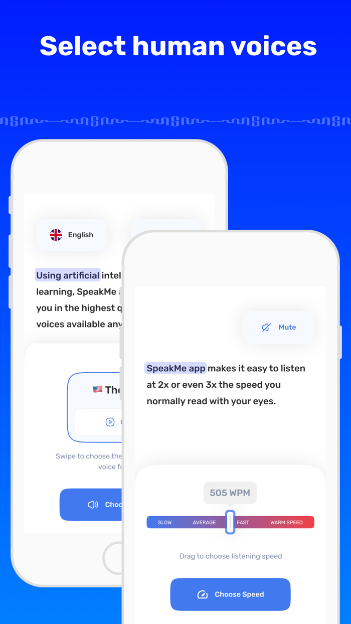 SpeakMe Audio Text Reader