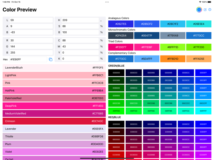 Color Preview - Color Picker