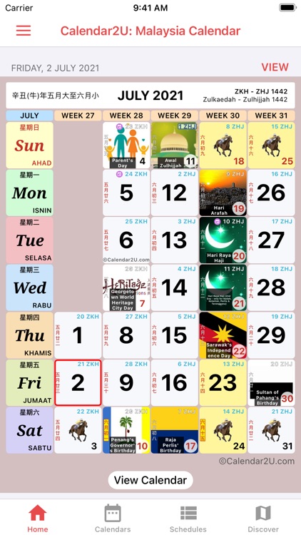 Malaysia Calendar 2021 - 2022 screenshot-3
