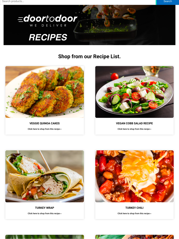 Door to Door Shopping