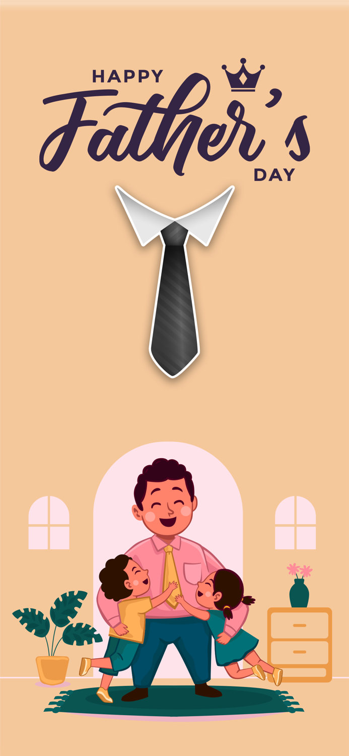 Fathers day video photo frame