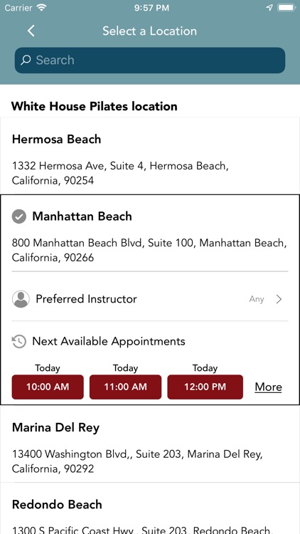 White House Pilates Client App screenshot-3