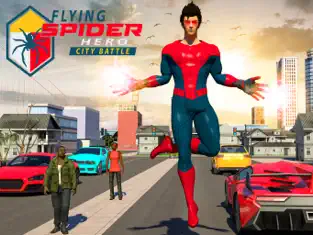 Скріншот 2 Flying Spider Hero City Battle iphone