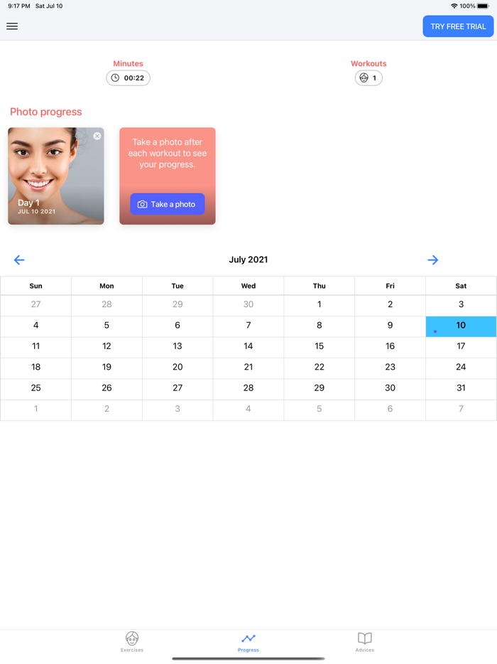 Face Yoga Exercise Lift App