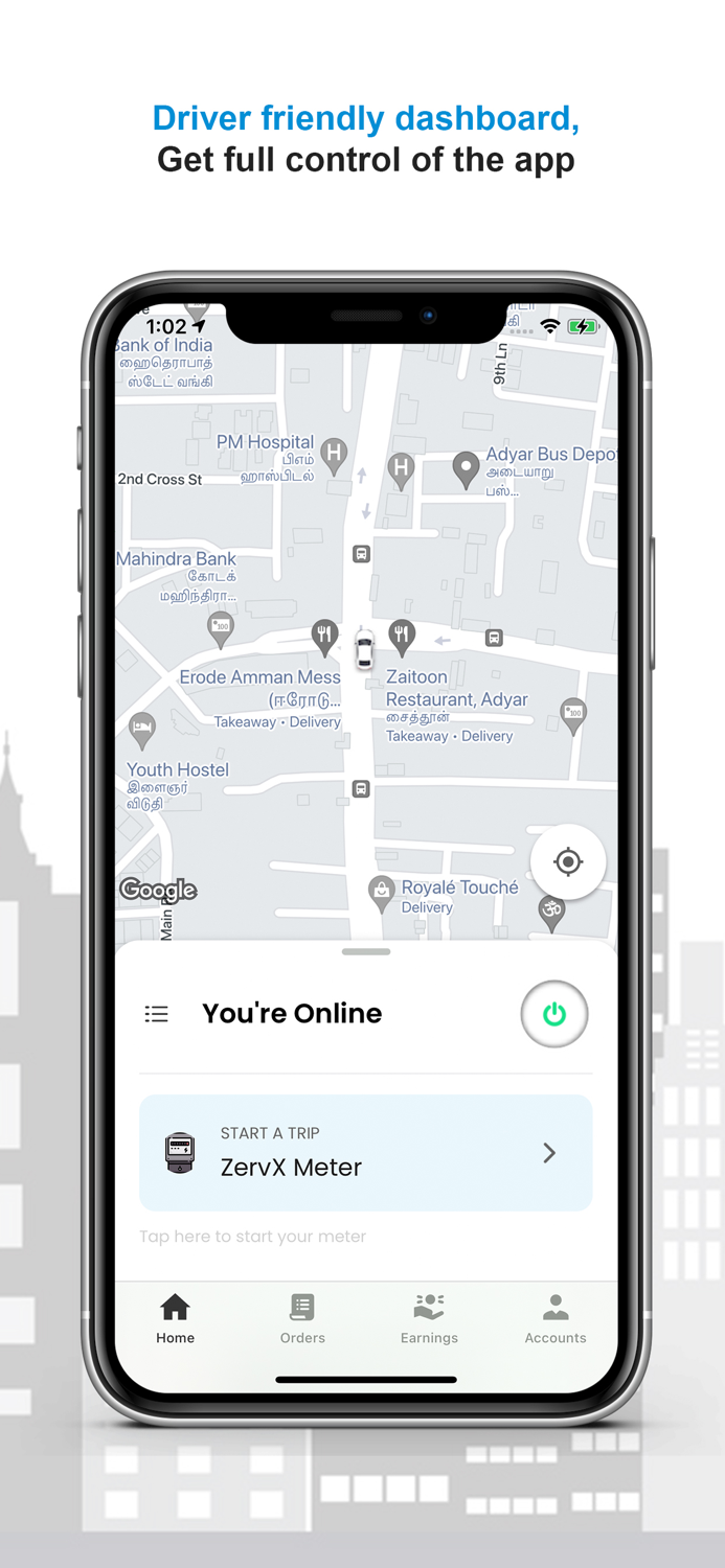 ZervX Driver - All in one App