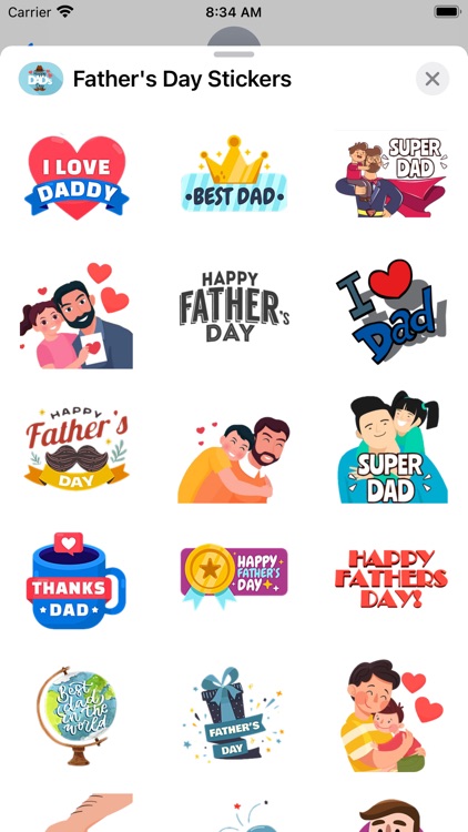 Cool Father's Day Stickers