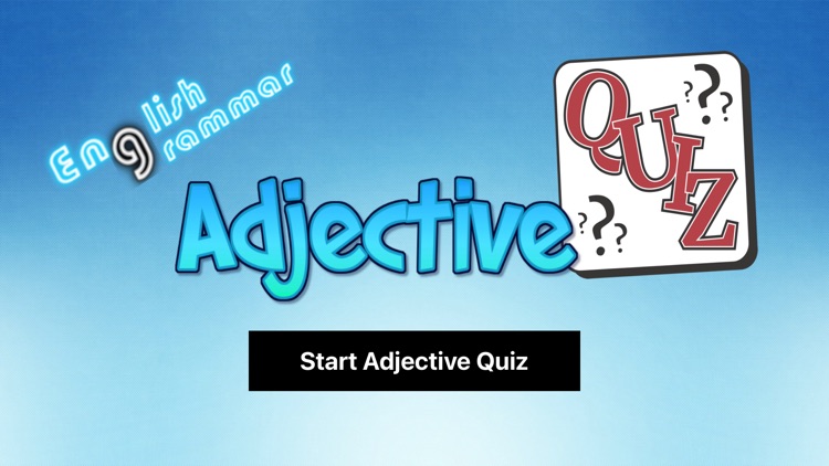 Adjective Quiz