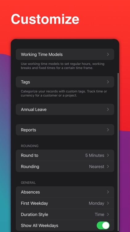 WorkTimes - Hours Tracker screenshot-7