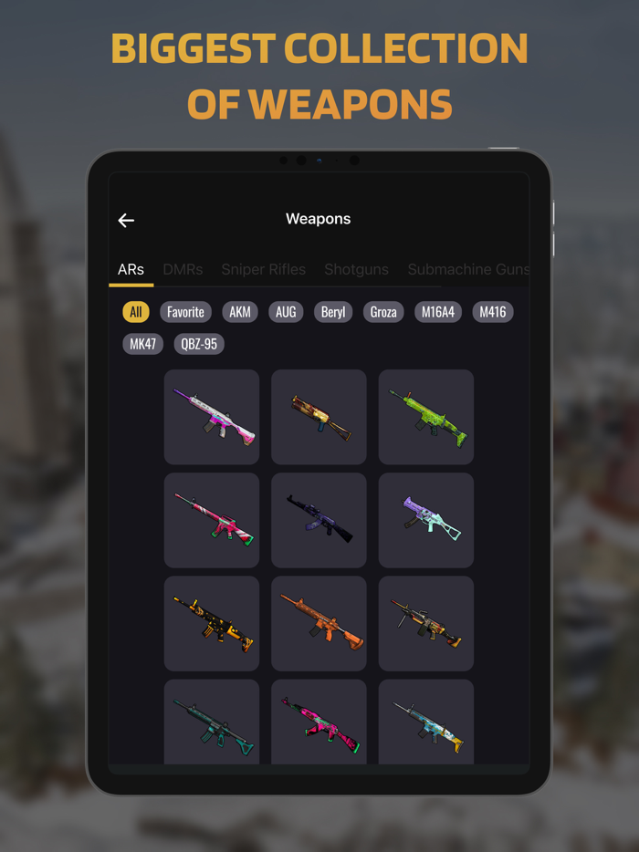 Skins  Stats Tracker for PUBG