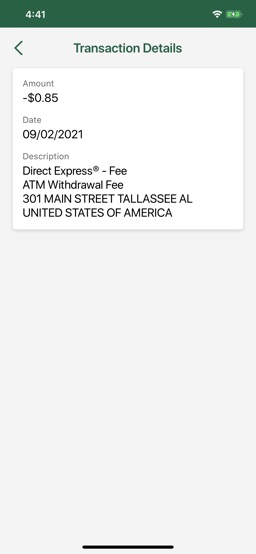 Direct Express® Mobile app screenshot