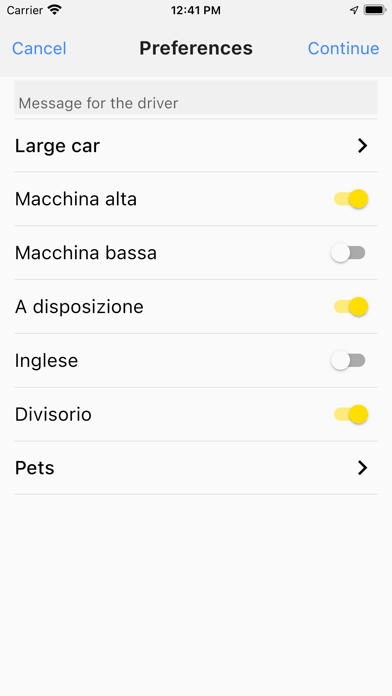 Screenshot of inTaxi, il tuo taxi2