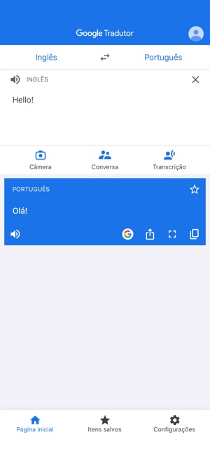Google Tradutor na App Store