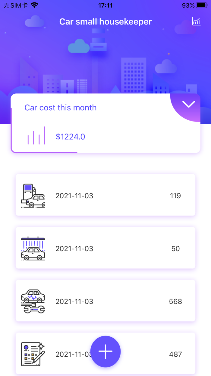 Car small housekeeper.