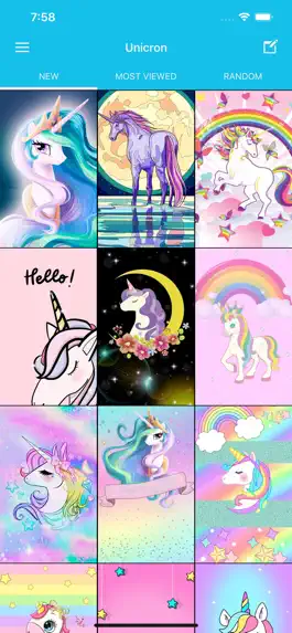 Game screenshot Unicorn Cute Wallpaper mod apk