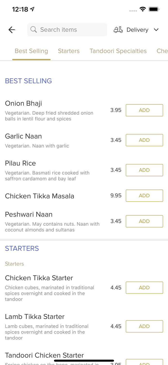 Taste Of India Church Road