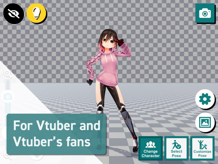 Vtuber Posing - Fan Art Illust