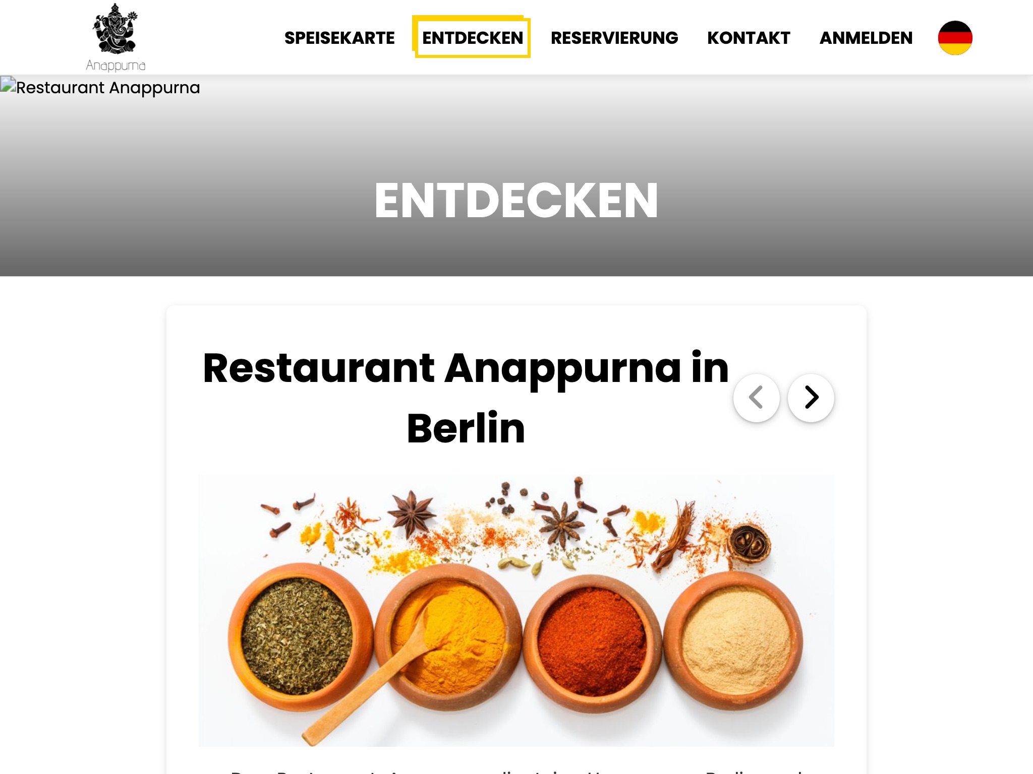 Restaurant Anappurna screenshot 3