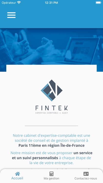 Fintek - Comptable à Paris