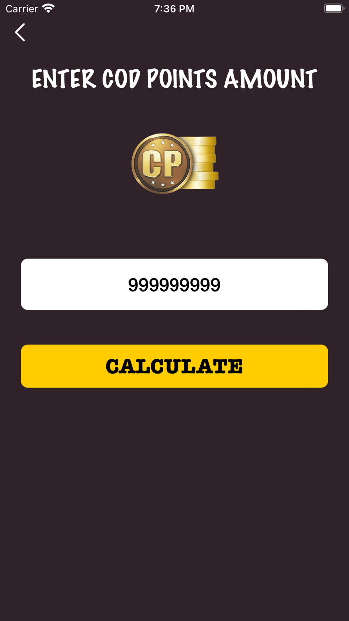COD Points Quiz CP Coin