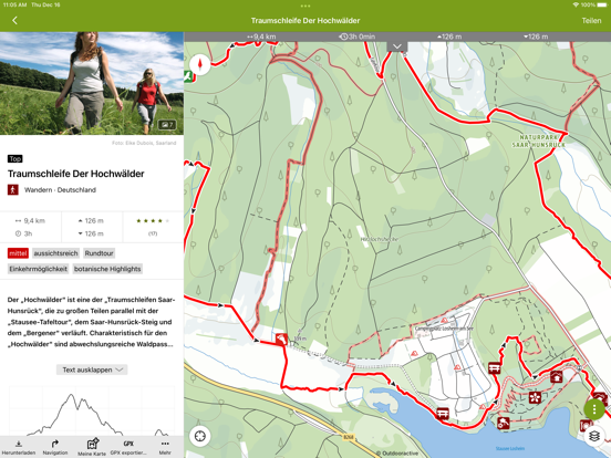 Saarland: Touren - App screenshot 4