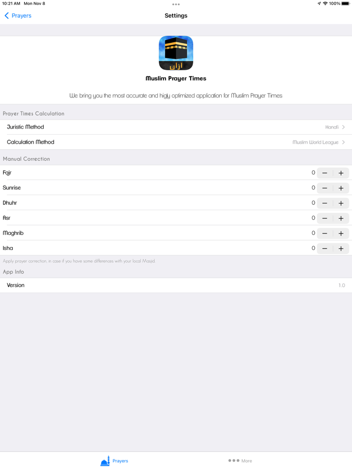 Azan - Muslim Prayer Times