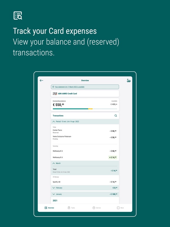 ABN AMRO Creditcard screenshot 4