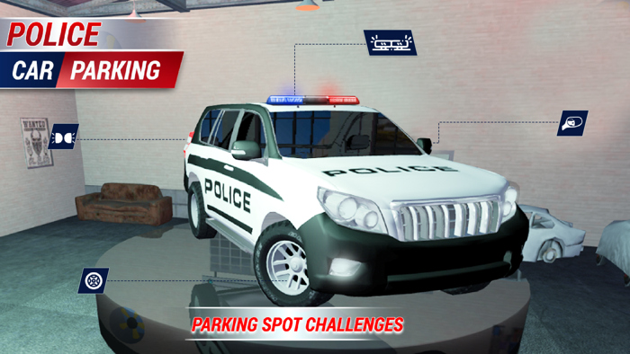 Police Car Parking Prado Game