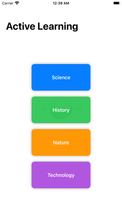 Screenshot #1 pour Active Learning Facts