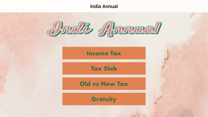 Annual Tax India