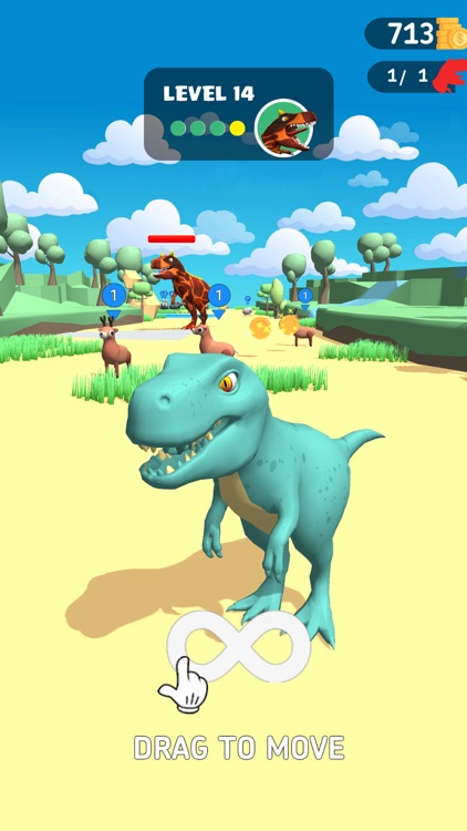 Dinosaur Merge Battle (by AI Games FZ) IOS Gameplay Video (HD) 