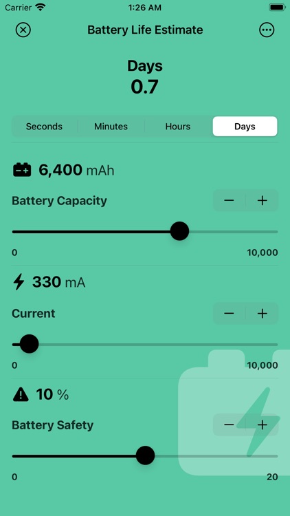 Battery Life Estimate screenshot-9