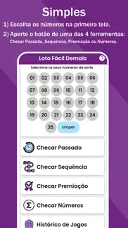 loto fácil demais iphone screenshot 1