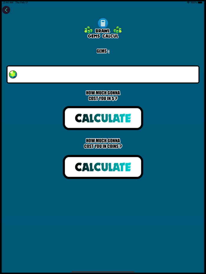 Gems Points for Brawl Stars