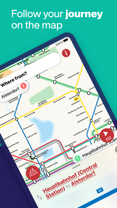 Hamburg Metro - Map & Route screenshot 4