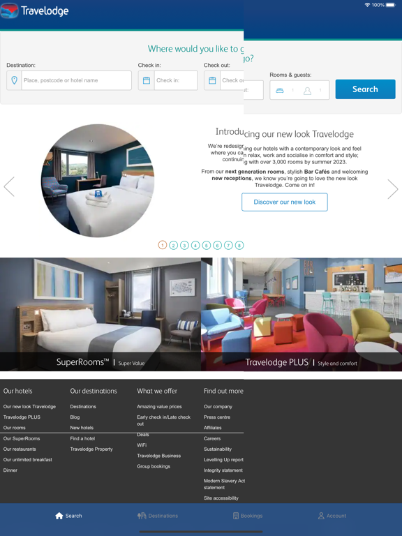 Travelodge Hotels screenshot 3