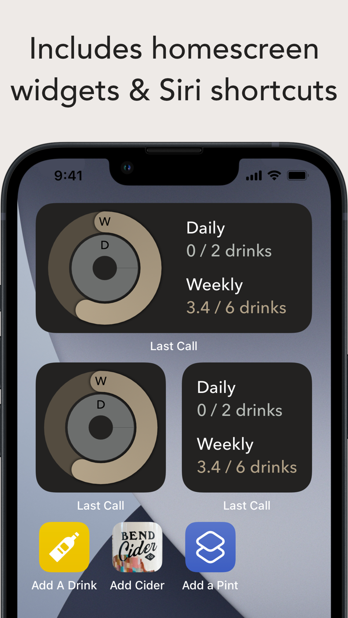 Last Call - an alcohol tracker