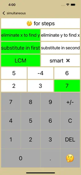 Game screenshot Simultaneous Linear Equations mod apk