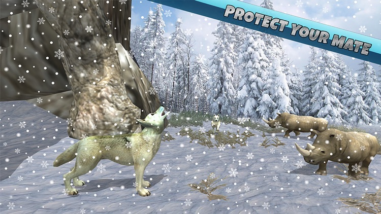 Snow Wolf Family Simulator screenshot-3