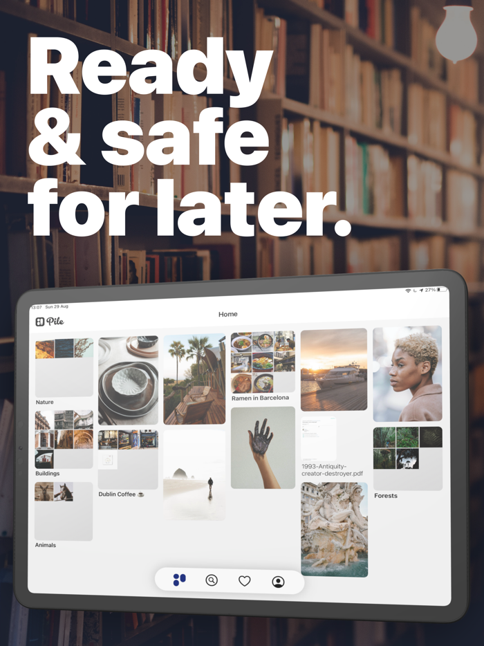 Pile Organise Links  Photos