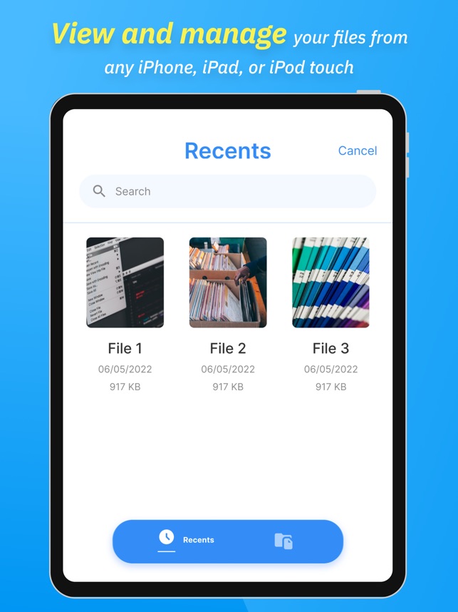 [Updated] Files for Air Share iPhone/iPad app not working (down), white