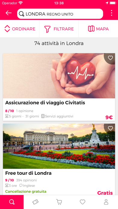 Screenshot of Civitatis: Il tuo viaggio!4