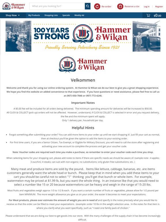 Hammer & Wikan Groceries screenshot 3